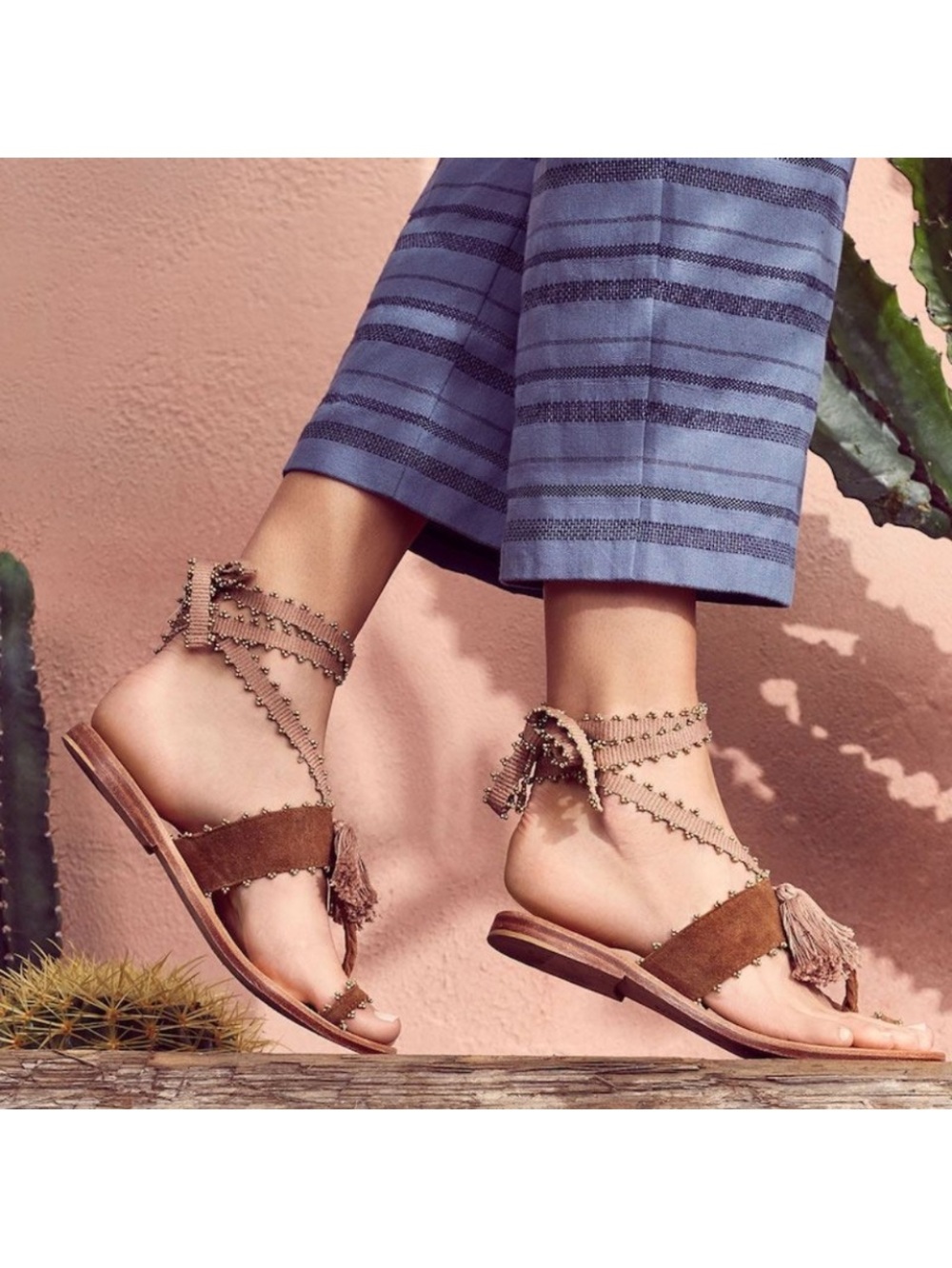 Ulla Johnson Zandra
Suede Lace Up Sandal